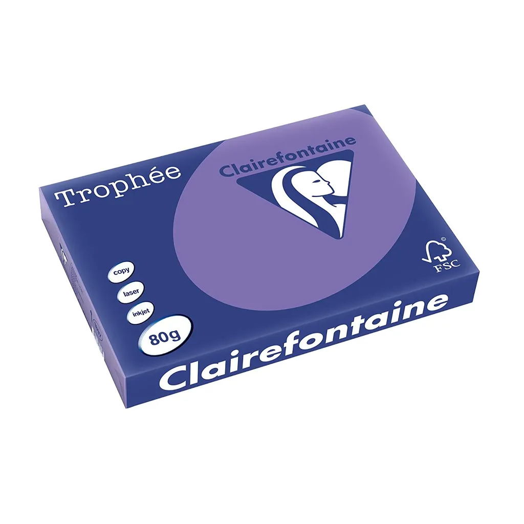 Clairalfa Multifunktionspapier Trophée A3 80 g/qm violett 500 Blatt